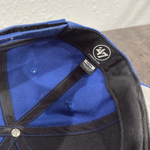 Chicago Cubs '47 Brand Royal Blue Adjustable Strapback Baseball Hat Cap OSFA - Picture 8 of 9